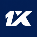 1K logo in white on a dark blue background in 4K HD quality
